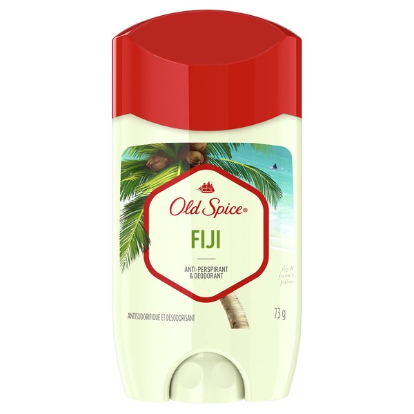 Old Spice Deodorant for Men, Fresh Collection, Invisible Solid, Fiji with Palm Tree, 73g