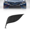 Sekeseauto Matte Black Front Right Side Bumper Fog Cover Compatible