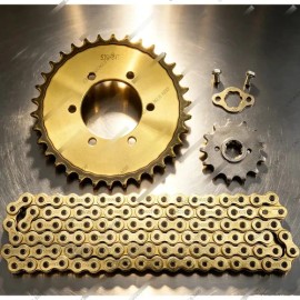 Kit Arrastre Sprocket Para Italika 250z 250 Z Negra 250sz                                                                                             