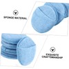 ORFOFE 5pcs Microfiber Waxing Sponge Pads Soft Buffing Pads for