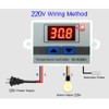 Digital LED Temperature Controller XH W3001 Digital Thermostat Switch with