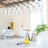 Xverycan Wine Glass Rack Under Cabinet, 8 Row Extreme Large