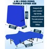 OUTTDID Outdoor Ping Pong Table Cover, 600D Waterproof Sunproof Indoor