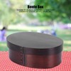 17.5x13.5cm Lunch Box Wooden Bento Box Portable Food Container for