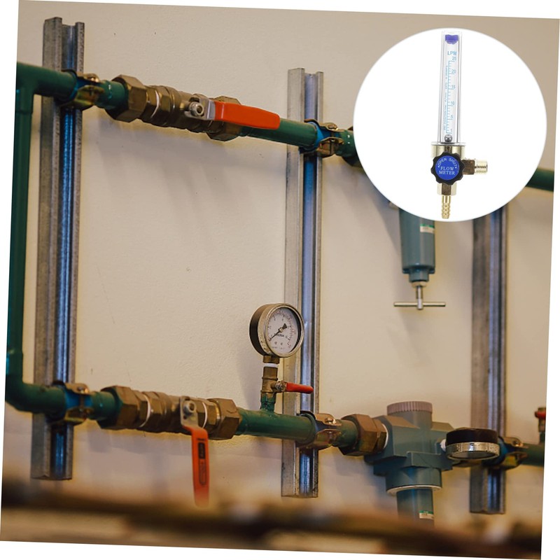 Hohopeti 2pcs Flow Meter Argon Regulator 0.15mpa User-friendly Essential for