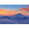 Dawn Clouds Sea and Fuji Postcard Set of 3 P3-101
