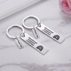Ukodnus 2PC Emotional Support Coworker Keychain, Employee Leaving Gift, Colleague