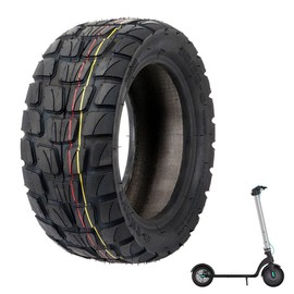 CMIYETO 90/55-6 Scooter Tire 10 inch Off Road Tire 10x3.0 Wider & Thicker Rubber Tubeless Tire Motorcycle Electric Scooter Tires Outer Tire Replace for 90/55-6 80/65-6 tyre Wheel Parts