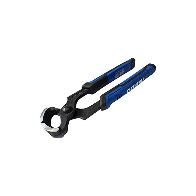 Faithfull FAIPLP7N Soft Grip Carpenter's Pincers 180mm (7in), Blue