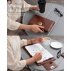 EGOSUNNY® Crocodile-Embossed A5 Refillable Leather Planner – 5.8" x 8.3"