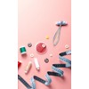 SANDBROS 4-1/2" Iris Scissors with Spring (Curved Blade)