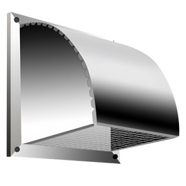 4-inch Exhaust Vent Cover, Stainless Steel Dryer Vent Cover, Outdoor Exhaust Vent, Rust-Resistant Protective Mesh, Easy Install, Ideal for Houses and Buildings