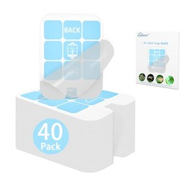 40 Pack Fly Trap Refill Compatilble with Safer Home Fly Trap Refill Flying Insect Trap for SH502, SH503, 23005-06 and DT3005w,Indoor Fruit Fly Traps Refill