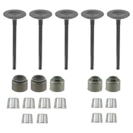 Carbhub Intake Exhaust Valve Kit Fit for Yamaha WR450F 2003-2015, YZ450F 2003-3009, YFZ450 2004-2009, YFZ450R 2009-2020, YFZ450X 2010-2011 Replace 5TA-12112-00-00, 5TA-12111-00-00, 5TA-12121-00-00
