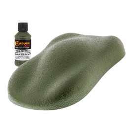 Custom Coat Federal Standard Color # 34094 Olive Drab T70 Urethane Roll-On, Brush-On or Spray-On Truck Bed Liner, 2 Quart Kit with Roller Applicator Kit - Textured Car Auto Protective Coating