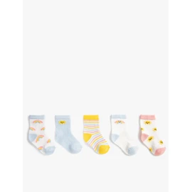 Koton Baybgirls Sock, Multi-colour (mix)