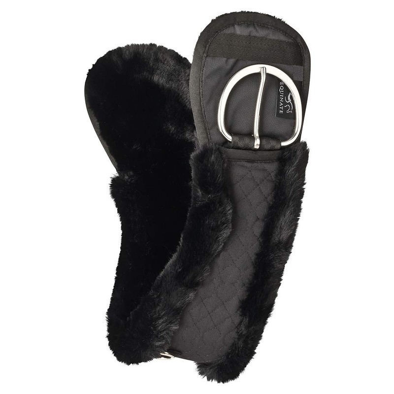 Equinate Western Moon Girth Anatomical with Synthetic Lambskin Short Girth