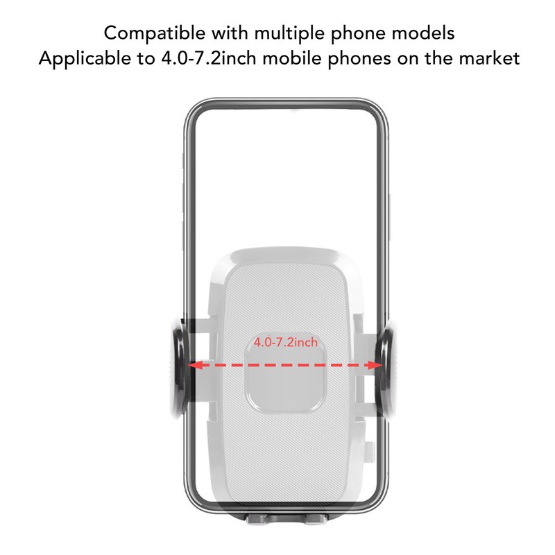 Stroller Phone Holder 360° Rotation Bike Phone Mount Antiskid for