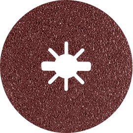 Bosch Professional 5x Expert R781 Prisma Ceramic X-LOCK Fibre Discs (for Steel, Stainless steel sheets, Ø 125 mm, Grit 36, Accessories Small Angle Grinder)