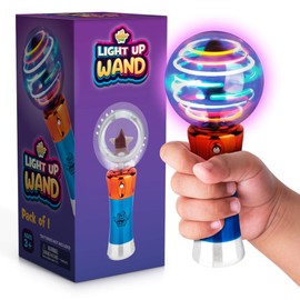 IPIDIPI TOYS Spinning Light Up LED Wand for Kids, Magic Ball Spinner, Party Entertainment, Autism Sensory Rooms,Stocking Stuffers Thrilling Fun for Boys and Girls