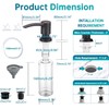 TUTEW Built in Sink Soap Dispenser, Kitchen Sink Soap Dispenser(Oil