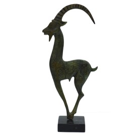 Wild Goat bronze figure - Symbol of God Pan