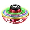 Hyper Cyberspin Motorized LED Flying Disc, Racing Ball, (1 pack)-RED