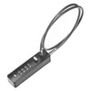 M METERXITY Gate Locks for Outdoor Fence, 23.6IN Heavy Steel
