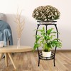 C CASIMR CASIMR 2 Tier Plant Stand Indoor Outdoor, 26.6"