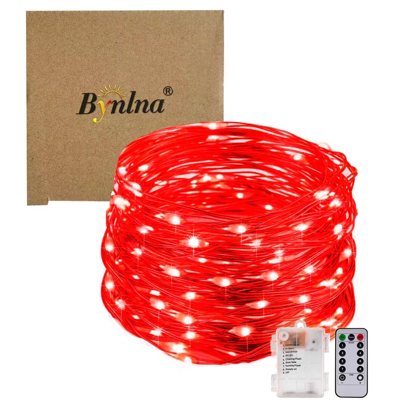 bynlna String Lights,LED Copper Wire Lights, Each Set 33ft/10M 100LEDs