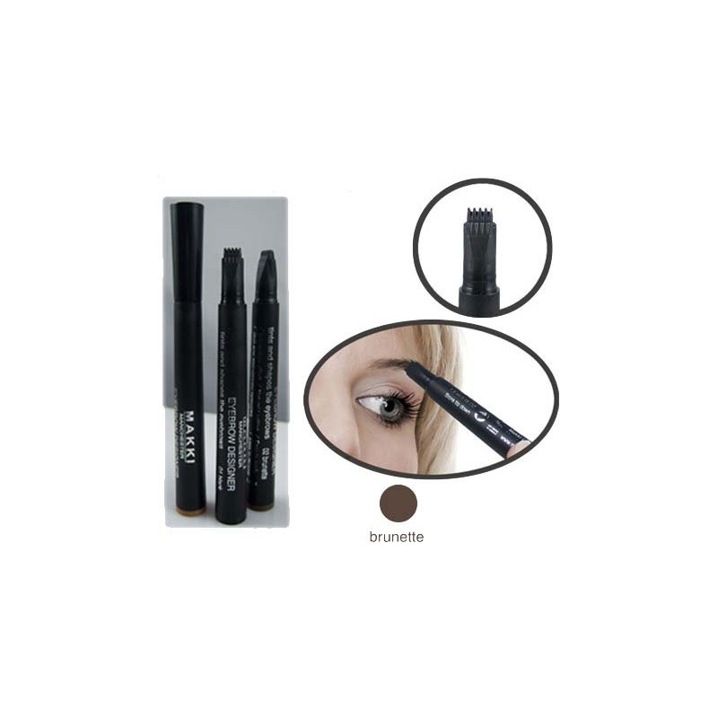 Makki Eyebrow Designer Colour and Shape Your Eyebrows 02 Brunette