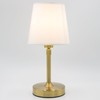 Cordless Table Lamp Rechargeable Touch Gold Mini Small Lamp Adjustable
