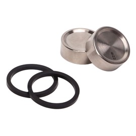 Drfeify 2pcs Bicycle Disc Brake Caliper Piston, Finely Polished, Titanium Alloy Mountain Road Bike Piston Replacement for XT for SLX for XTR