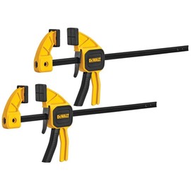 DeWalt DWHT83149 6" Tough Nylon Body One-Handed Medium Trigger Clamp, 2-Pack