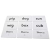 50 Laminated Pre-Phonics CVC Picture Reading Cards