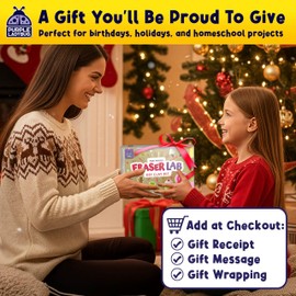 DIY Clay Cute Mini Eraser Kit for Kids - Birthday Christmas Gifts for 4 5 6 7 8 9 10 11 12 Girls & Boys - Students Desk Pet Animals Make Your Own Erasers Kit, Arts and Crafts for Kids Ages 8-12 4-8