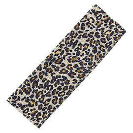 Gym Sports Yoga Headband Stretchy Alice Band Kylie Hair Band Girls Ladies Plain (Leopard)