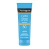 NEUTRGENA Bloqueador Protector Solar 50 SPF Hydro Boost Textura en