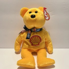 Ty Beanie Baby KEVIN HARVICK Nascar Bear Race Fan Gift Stuffed Animal Toy