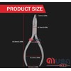 MUSAMED Dental Tweed Plier Omega Loop Forming Orthodontic Three Bending