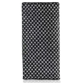 Japanese Exfoliating Towel, Body Extra Long Washcloth, Deep 3D Exfoliating Body Scrubber for Men Women Exfoliation, Scrubbing Brush Loofah Exfoliator (Black)