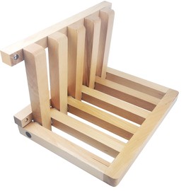 Tlongxia Beech Folding Shoe Changing Stool for Children, Wall Mounted Hidden Shoe Changing Stool, Folding Wall Mounted Bedside Table, Bathroom Shower Chair