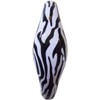 Set of 2 Zebra Animal Print Ceramic Cabinet Drawer Pull