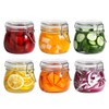ComSaf ComSaf Airtight Glass Canister Set of 6 with Lids