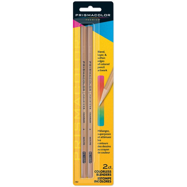 PRISMACOLOR PREMIER Pencil Blender, Colorless Blender № PC1077, 2-Carded, Colourless (962)