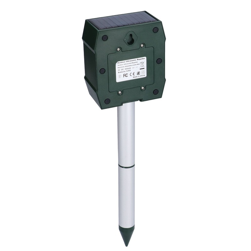 Solar Animal Repeller Smart Ultrasonic Mouse Animal Repellent for Farm