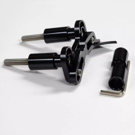 UPR ADJUSTABLE TIMING POINTER FITS 1979-95 FORD MUSTANG 5.0 302 BLACK UNIVERSAL FIT