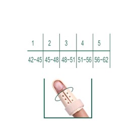 Guijinhao Thumb Brace, Trigger Finger Splint, 5 Size Pack Finger Cots, Plastic Mallet Finger Brace with Adjustable Belt for sport Injuries, Broken Index, Ring Finger Knuckle Immobilization Support (A24-5)