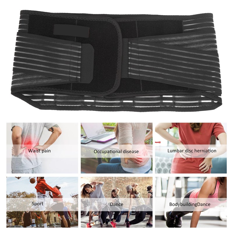 Breathable Waist Protection Compression Steel Plate Back Support Belt Lumbar