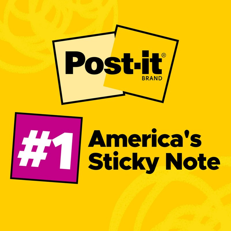 Post-it Dispenser Pop-up Notes, 3x3 in, 24 Pads, Canary Yellow,
